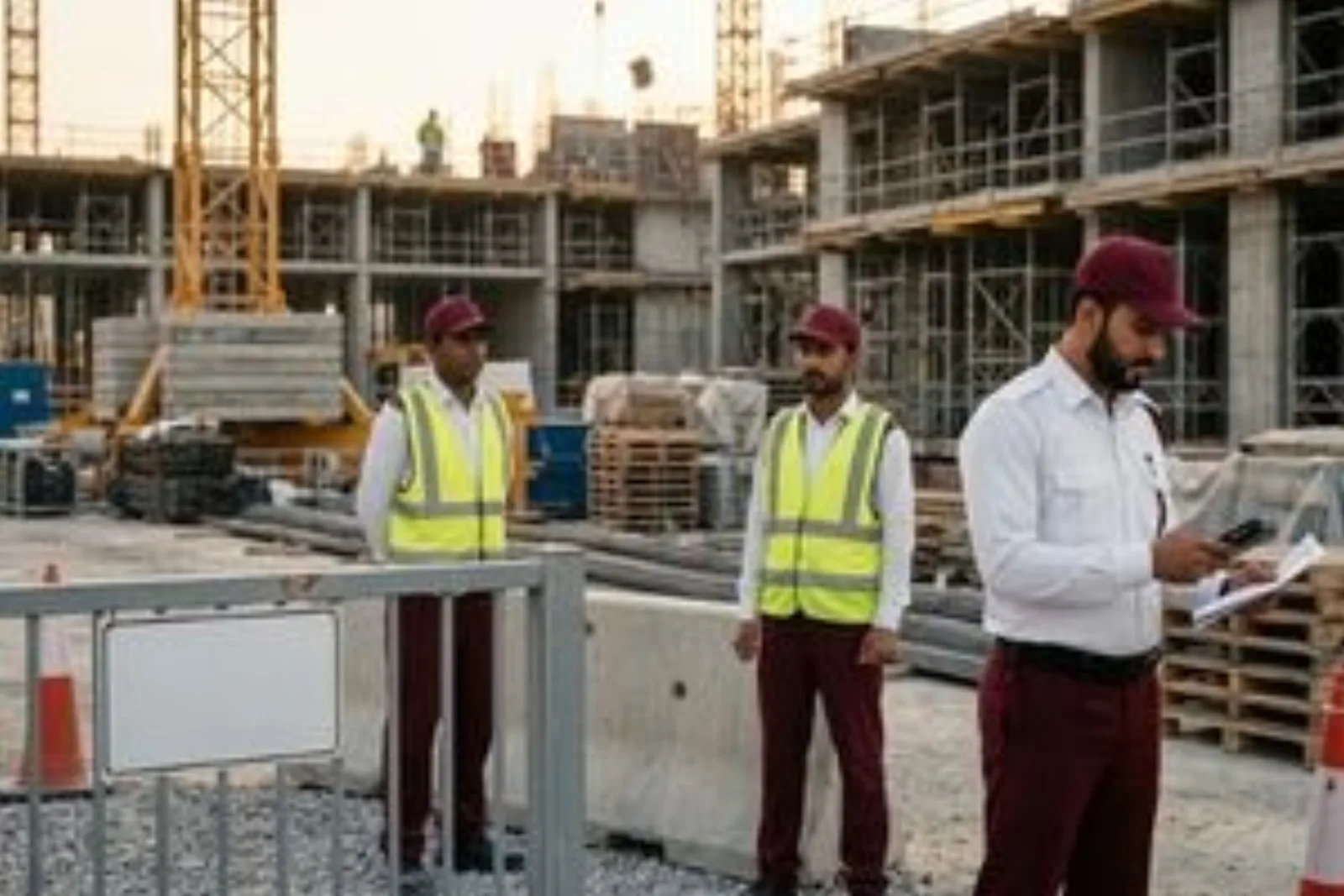 حراس أمن لمواقع البناء والإنشاء في المملكة العربية السعودية