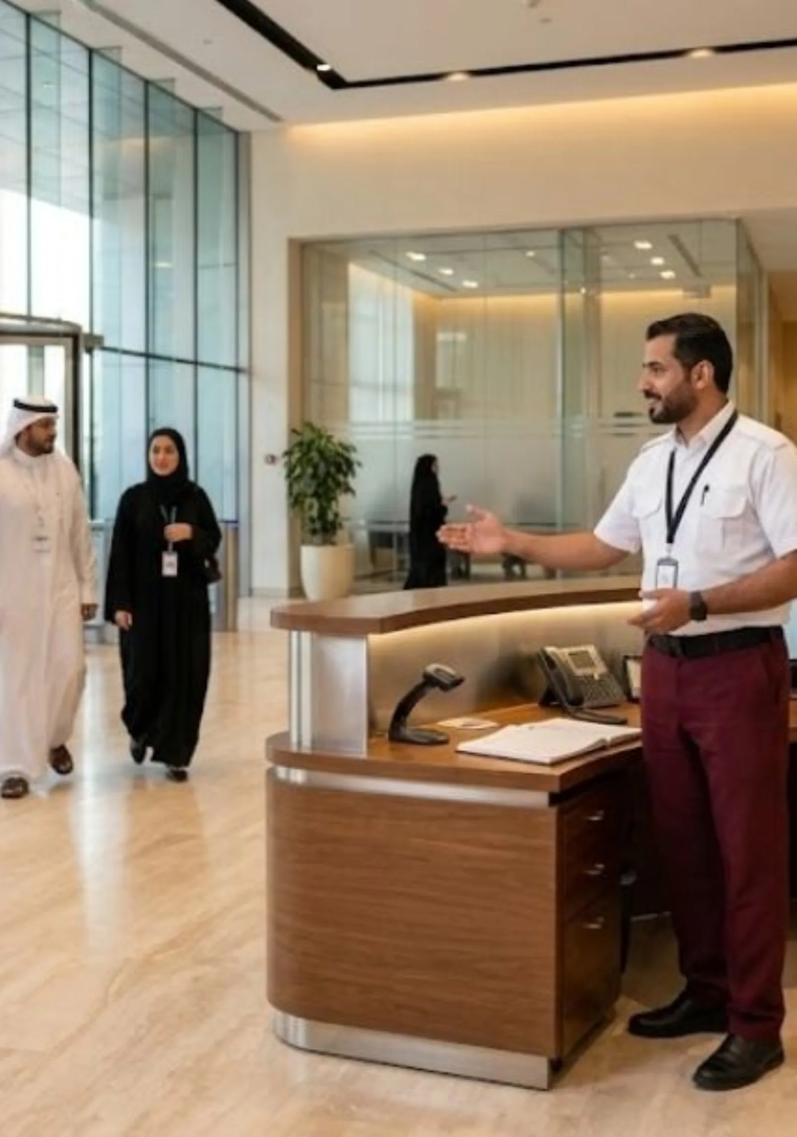 Professional Front Desk Security