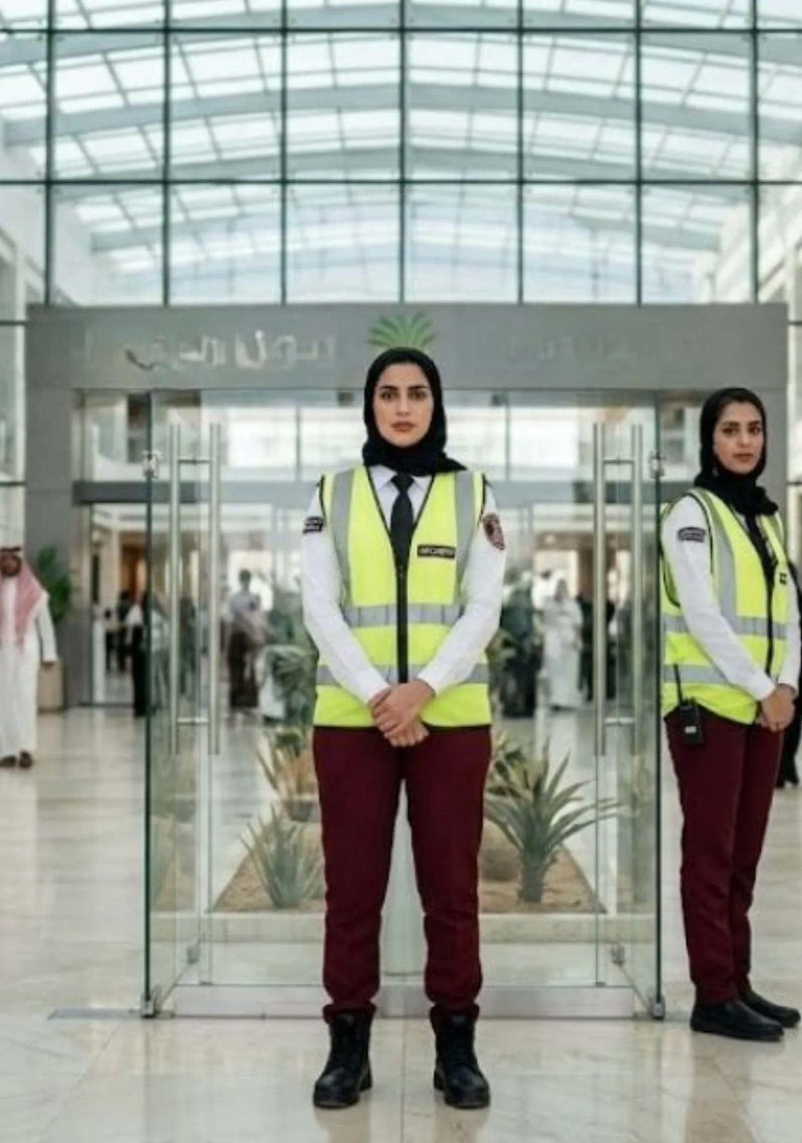 حارسات أمن بأعلى احتراف